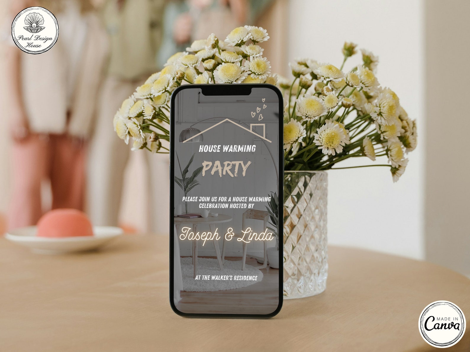 Housewarming Invitation Template, Digital House Warming Invite Video ...