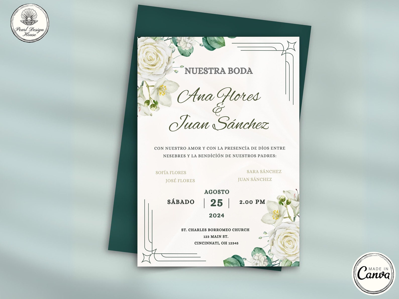 Invitaciones De Boda, Spanish Wedding Invitation, Invitación De Boda ...