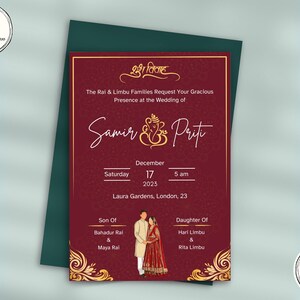 Nepali Wedding Electronic Invite