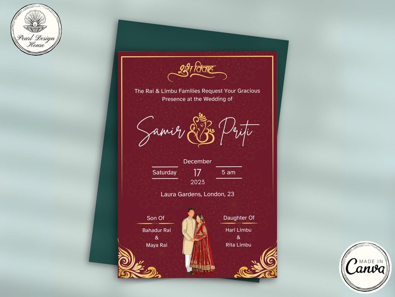 Nepali Wedding Electronic Invite