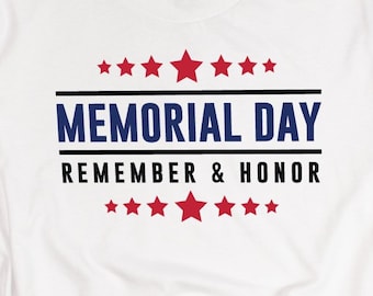 メモリアルデー追悼Tシャツ、愛国的な星条旗デザイン、アメリカメモリアルデー追悼Tシャツ、退役軍人を称えるシャツ