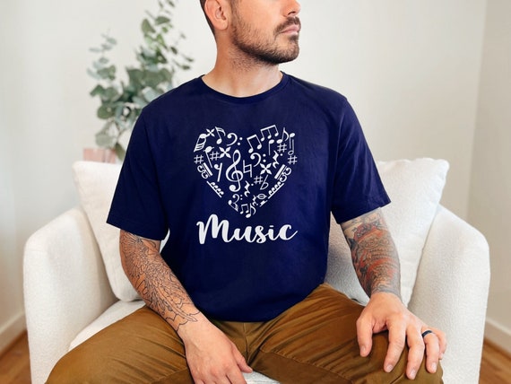 Amazing Notes Heartbeat Music T-Shirt - Music Lovers Amazing Notes Heartbeat Music T-Shirt - Music Lovers