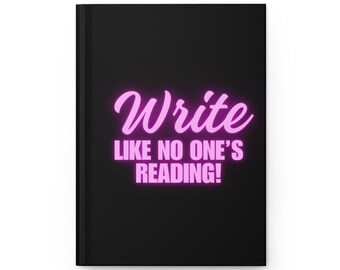Matte Journal - Write Like no one's reading, Notebook, Diary, Sketchbook, Stationery, Gift for Writers