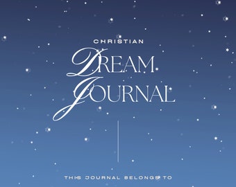 Christlicher Traum Journal Digitaler Download Druckbares PDF
