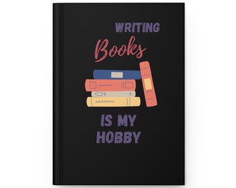 Writing Books Matte Journal - Gift for Writers, Hardcover Diary, Notebook for Writing, Creative Writing Gift, Journaling Notebook