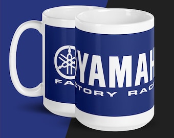 MotoGP™ Yamaha Racing Coffee or Tea Mug | Motorcycle Racing Merch and Gifts for Race Fans