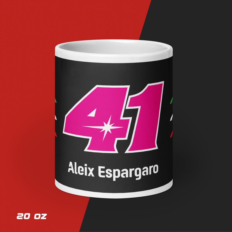MotoGP™ Aleix Espargaró of Aprilia Racing 20 oz. Coffee or Tea Mug—Front View