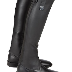 Huntley Equestrian Custom Fit Premium Leather Half Chaps