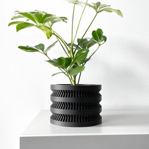 The Civen Planter Pot with Drainage Dray | Plant Pot | Modern Design Planter |  Home Decor | Planter Pot | Orchid Pot | Orchid Pot | Orchid