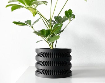 The Civen Planter Pot with Drainage Dray - Plant Pot - Modern Design Planter - Home Decor - Planter Pot - Orchid Pot - 3" 4" 5" 6" Pot