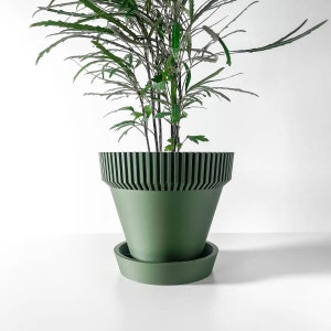 The Nari Planter Pot with Drainage Dray | Plant Pot | Modern Design Planter | Home Decor | Plants | Planter Pot | Orchid Pot | Orchid