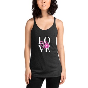 Cute Pickleball Tanktop for Pickleball Lovers, Racerback Tank Top Gift for Her, Gift for Pickleballer who loves pickleball