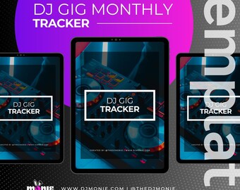 DJ Gig Tracker: Google Sheets Booking Log & Income Template