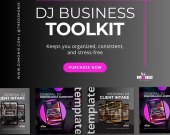 DJ Business Toolkit: Client Intake Forms & Contract Templates (Instant Download)