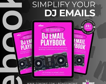 DJ Email Scripts eBook: Customizable Templates for Booking Gigs (PDF + ePub Download