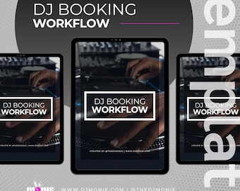 DJ Booking Workflow Template: Email Templates & Checklist (Google Docs, Instant Download)