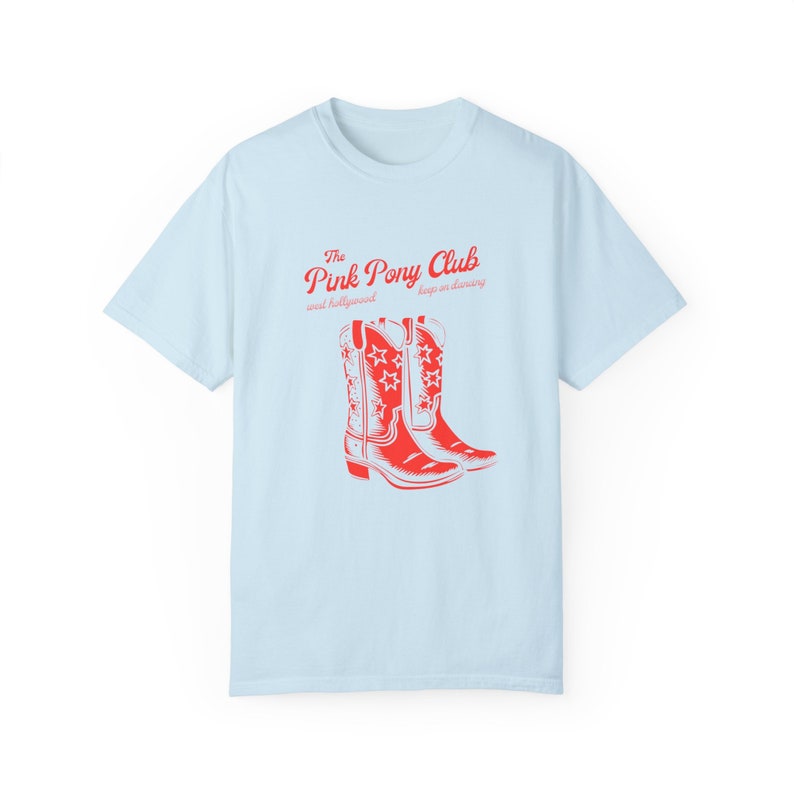 Roze Pony Club-T-shirt | comfort kleuren T-shirt, kustcowgirl, y2k kleding, downtown girl, barbiecore, chappell-T-shirt, roze cowgirlshirt afbeelding 6