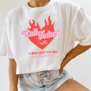 Order Hot To Go Tee Shirt | comfort colors tee, y2k tee shirt, anglecore, gen z shirt, clean girl aesthetic, gen z shirt, hot to go tee