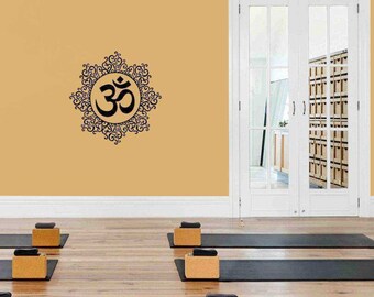 OM YOGA Sign cutting and printing files for cricut silhouette clipart Ai, Svg, Png, Eps, Pdf, Sublimation digital download