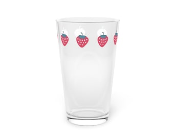 Nana Strawberry Glass | 16oz