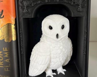 Nook Bookend Owl Bookend, Bookcase Decoration, 3D Printed