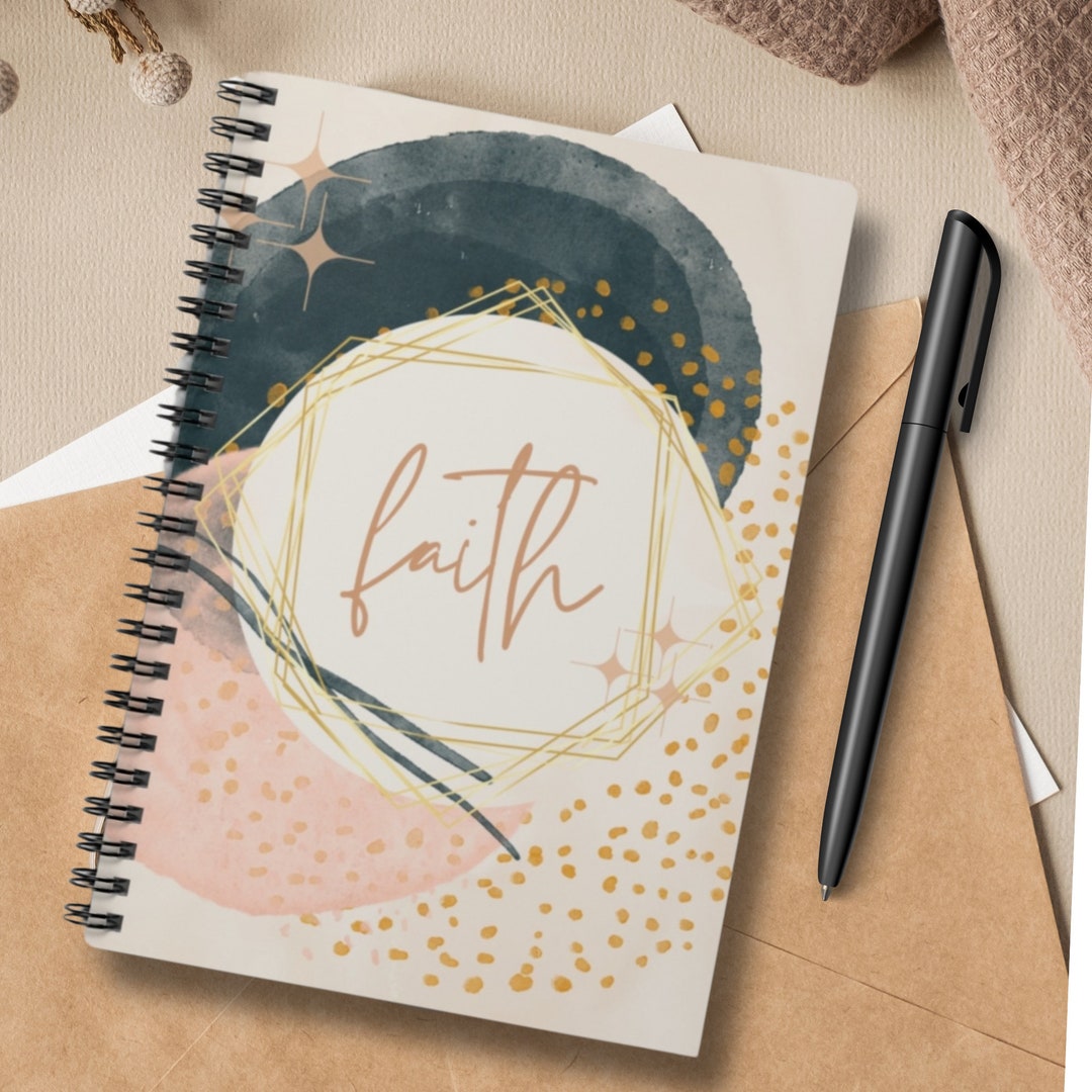 Faith Christian Prayer Journal Sermon Notes Bible Study Notebook ...