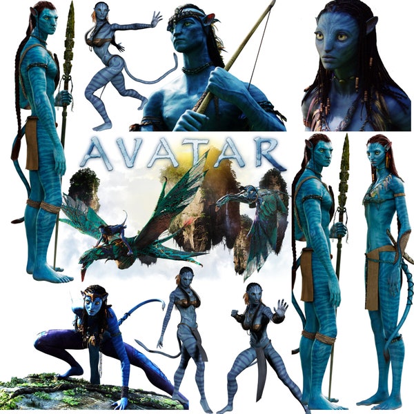 Avatar PNG, Avatar clipart, Avatar shirt, Instant download, Avatar The way of water movie png , Avatar 10 png , Avatar gift , Avatar Sticker
