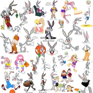 Bugs Bunny png bundle, bugs bunny png clipart ,bugs bunny stickers, bugs bunny package, rabbit, parrot, cartoon png , Looney Tunes character