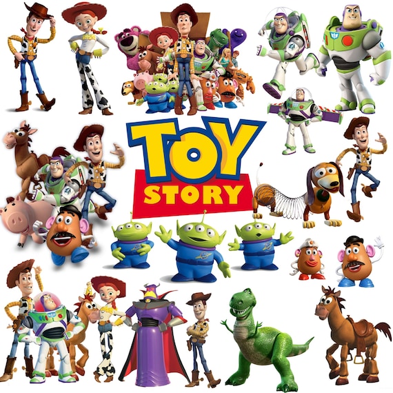 Toy Story PNG - Toy Story Clipart - Toy Story Bundle - Toy Story characters -Make your own Toy Story shirt iron on or Birthday Printable