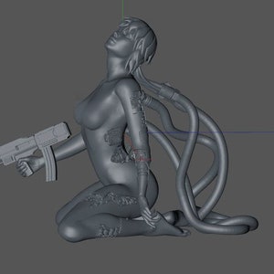 Major Girl Anime Nsfw 3D STL File, 3D Digital Printing