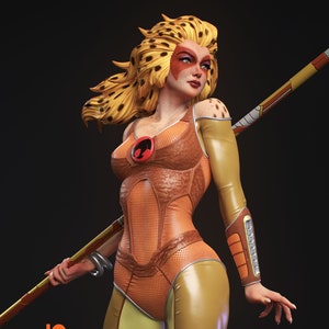 Cheeta Girl 2 3D STL File, 3D Digital Printing