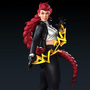 Red Snake Girl 3D STL File, 3D Digital Printing