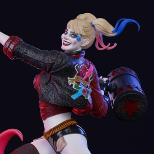 Clown Girl 3D STL File, 3D Digital Printing