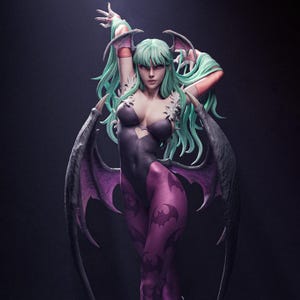 Succubus Girl sfw+nsfw 3D STL File, 3D Digital Printing