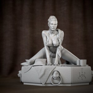 Slave Princess  STL File, 3D Digital Printing, Movie Characters, Figures