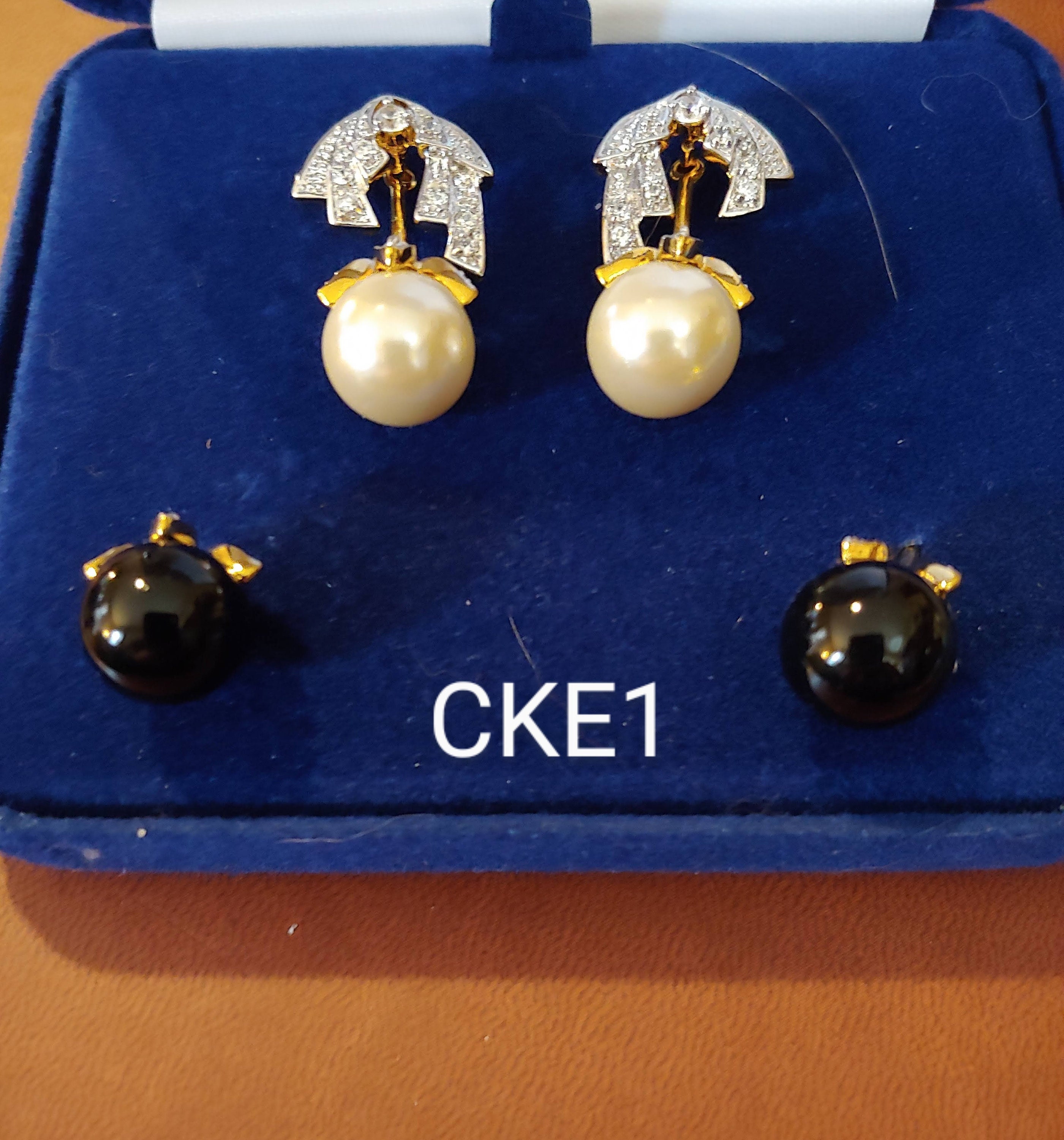 Camrose and Kross JBK Interchangeable Earrings Etsy