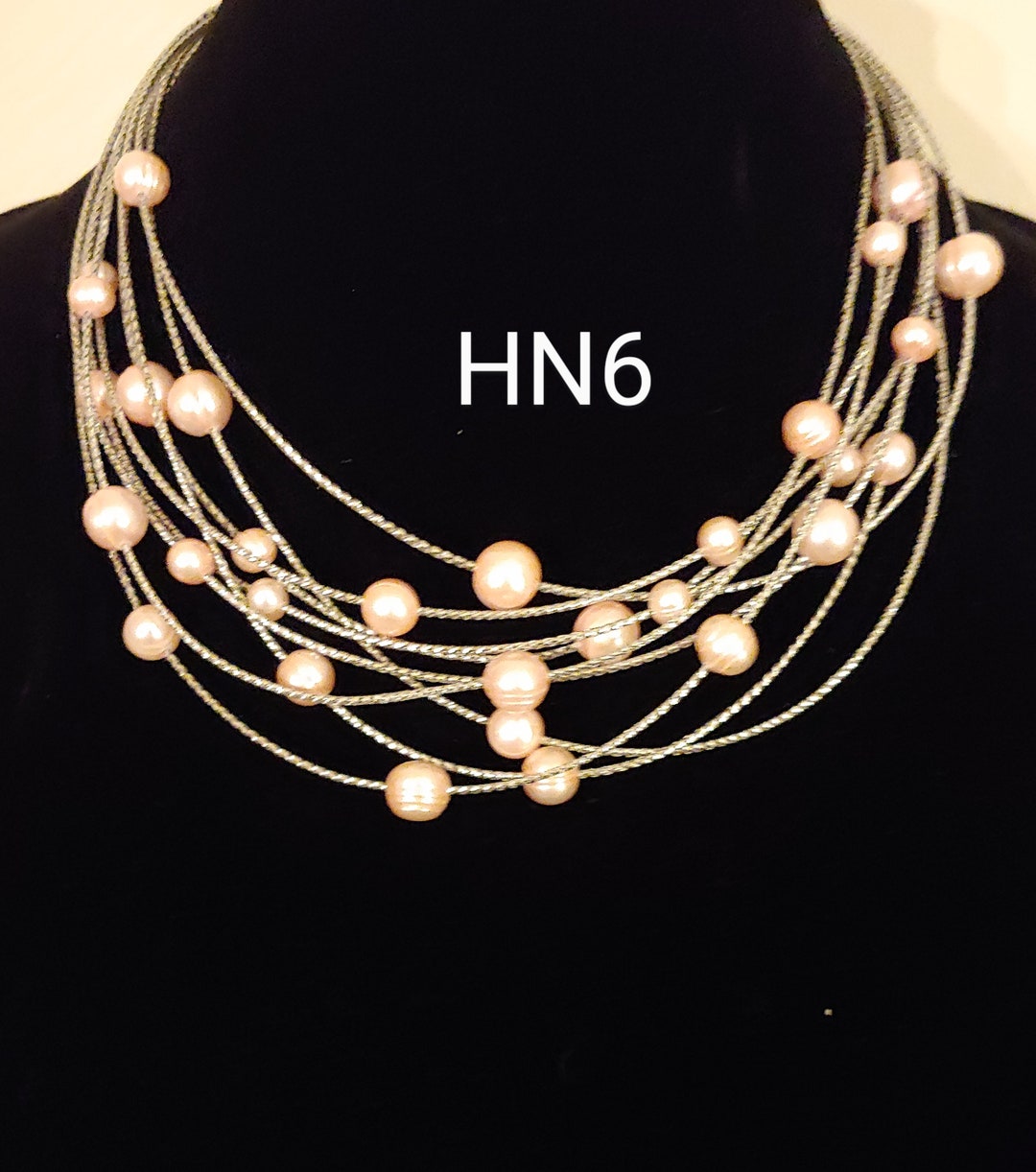 Honora Pearl Multi Strand Necklace - Etsy