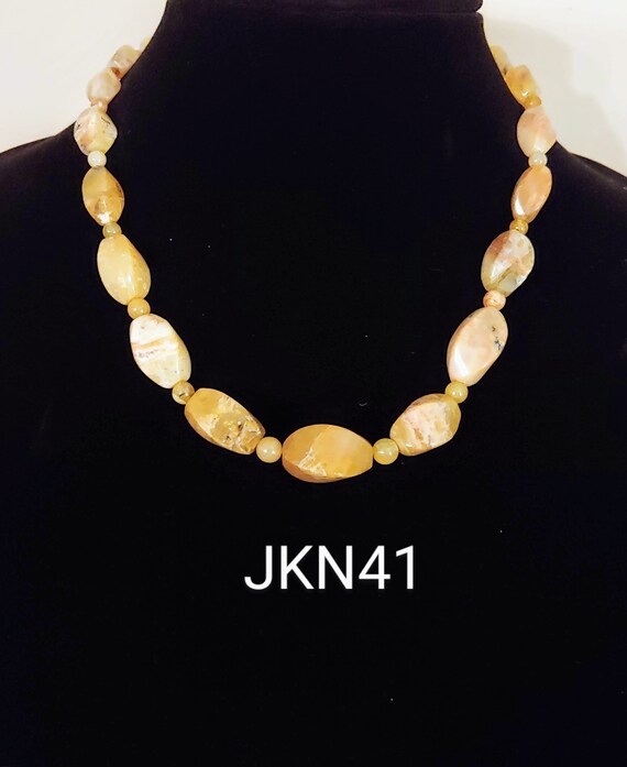 Jay King Java Lace Agate Necklace - image 1