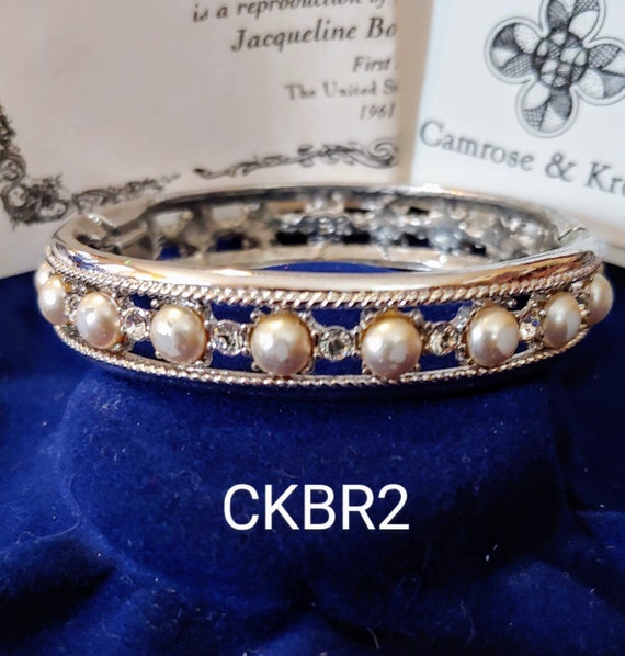 Camrose and Kross JBK Pearl Bangle Bracelet - image 1