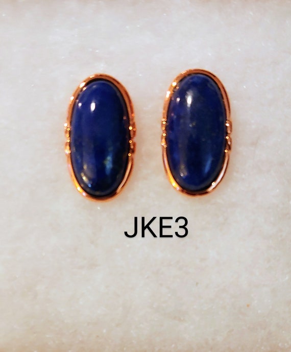 Jay King Lapis Lazuli Stud Earrings