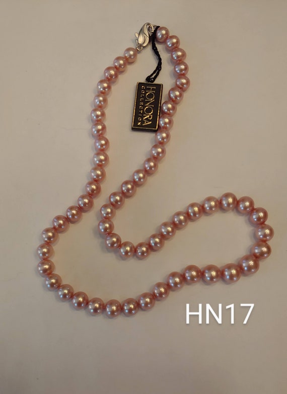 Honora Pink Pearl Necklace