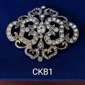 Camrose & Kross JBK Scrollwork Brooch