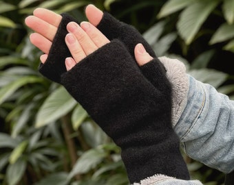 Cashmere Fingerless Gloves for Women