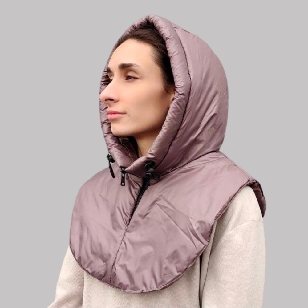 小物 black hooded scarf dorag y2k archive 00s DAG Gear Hooded Scarf (Black Drawstrings) at Amazon Women's