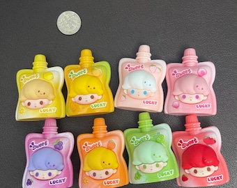 Miniatuurharspoppen: doe-het-zelfprojectdecoraties (set van 8, 4,5 cm)