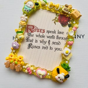 Pronti per la spedizione Porta carte Decoden, porta carte K-pop, graziosi portacarte Decoden da 10 x 7 cm.