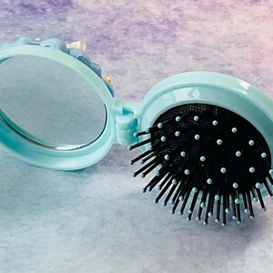 Dimoo Hair Brush and Mini Mirror Compact Decoden , DIY Ready to Ship ...