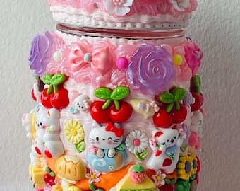 DIY cute jars 6 inches,Ready to ship,Gift