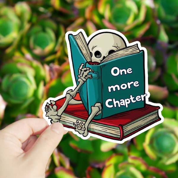 1 Pc "One more chapter" Vinyl sticker , sticker for tablets laptop Wall Car Windows Bumper Water Bottle Tumple Truck Van Decoration Graphics