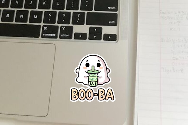 1 Pc Boo-ba Ghost Vinyl Sticker,sticker for Tablets Laptop Wall Car ...